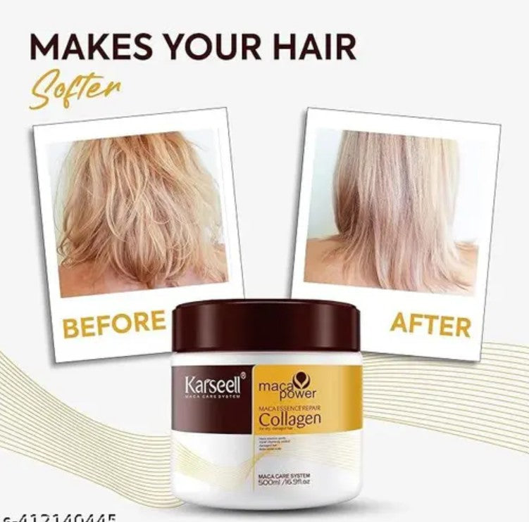 Dry Hair Mask Provides Deep Conditioning & Strength | With Gold Quinoa & Wheat Protein (Pack of 1)