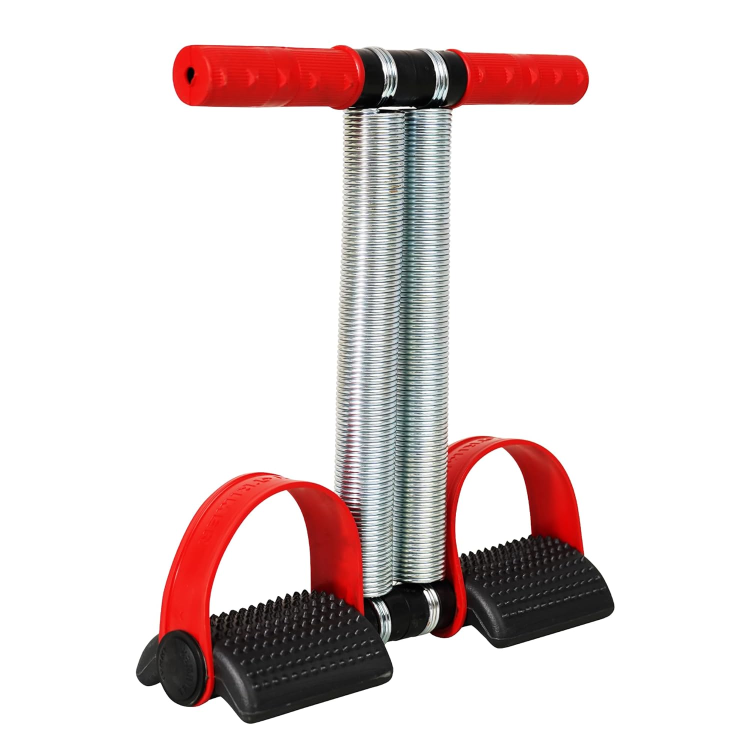 Premium Double Spring Tummy Trimmer Men and Women (Red & Black)