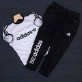 Men's Summer Tracksuit (White & Black)